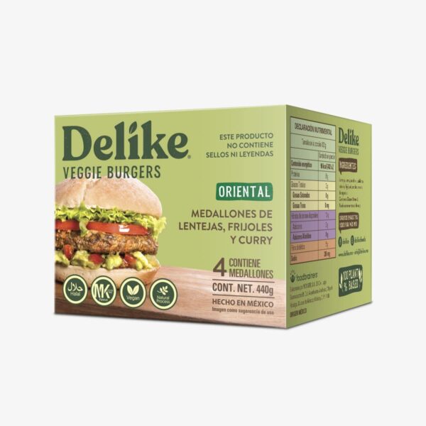 Hamburguesa Vegetariana Oriental Delike