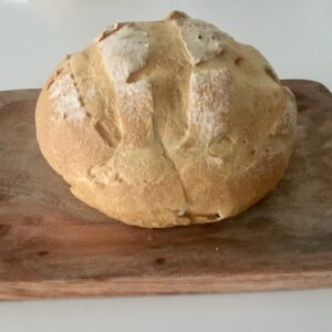 Pan de campesino rústico de masa madre